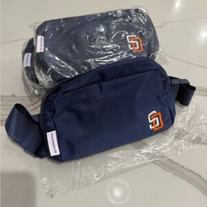 SD Padres navy crossbody